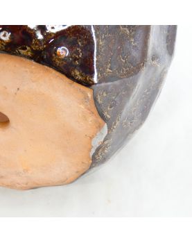 Cache Pot en Terre Emaillée