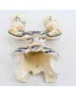 Double Candle Holder in ROUEN Earthenware
