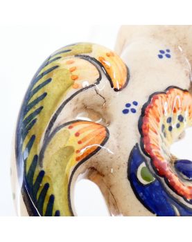 Double Candle Holder in ROUEN Earthenware