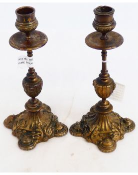 Pair of Napoleon III Candlesticks