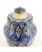 Pot Couvert Marocain en Faïence Bleue