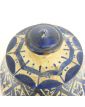 Pot Couvert Marocain en Faïence Bleue