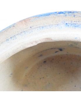 Pot Couvert Marocain en Faïence Bleue
