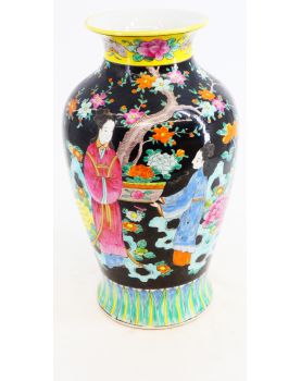 Vase Chinois Fond Noir