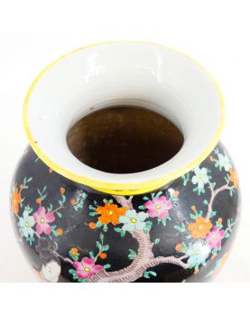 Vase Chinois Fond Noir