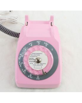 Lamp Telephone Vintage Rose