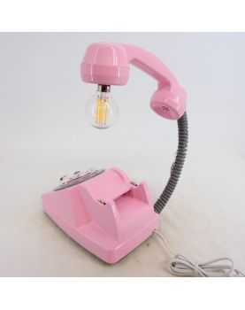 Lampe Téléphone Vintage Rose