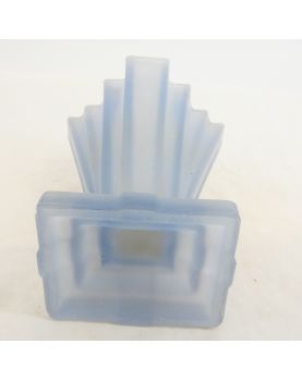 Art Deco Blue Glass Vase