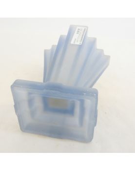 Art Deco Blue Glass Vase
