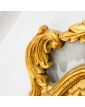 Oval Mirror with Gold Frame