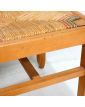 Set of 4 Pierre CRUEGE Straw Chairs