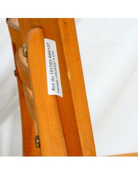 Série de 4 Chaises Paillées Pierre CRUEGE