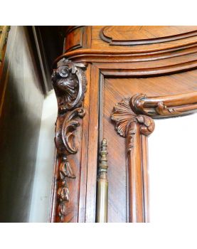 Armoire 2 Portes à Glace Palissandre Début XXème