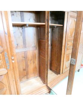Armoire 2 Portes Pointe de Diamant