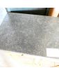 Small Marble Top Cabinet with 2 Glass Doors and 2 Drawers