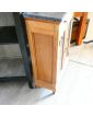 Petit Meuble Dessus Marbre 2 Portes Vitrées 2 Tiroirs