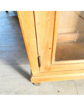Petit Meuble Dessus Marbre 2 Portes Vitrées 2 Tiroirs