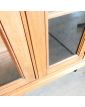 Petit Meuble Dessus Marbre 2 Portes Vitrées 2 Tiroirs