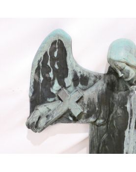 Cast Iron Angel Plaque