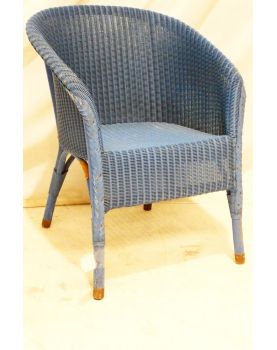 Fauteuil Bleu LLOYD LOOM