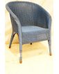 Fauteuil Bleu LLOYD LOOM