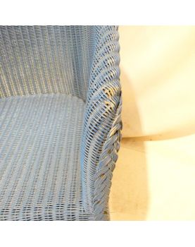 Fauteuil Bleu LLOYD LOOM
