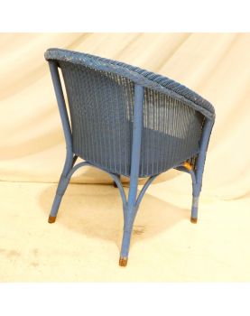 Fauteuil Bleu LLOYD LOOM