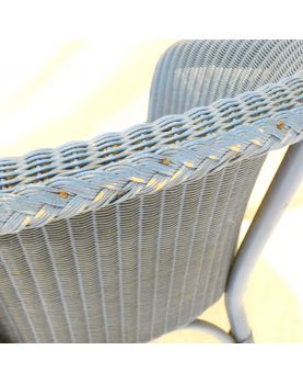 Fauteuil Bleu LLOYD LOOM