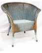 Fauteuil Bleu LLOYD LOOM