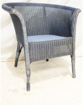 Fauteuil Bleu LLOYD LOOM