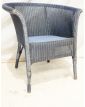 Fauteuil Bleu LLOYD LOOM