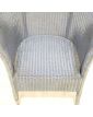 Fauteuil Bleu LLOYD LOOM