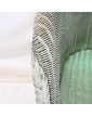 English Green Woven Armchair