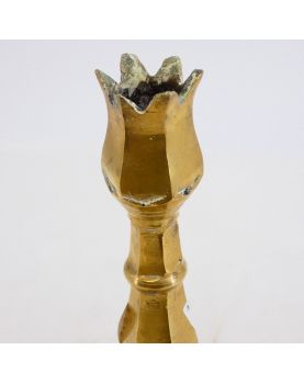 Ottoman Bronze Candle Holder
