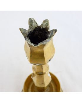 Ottoman Bronze Candle Holder