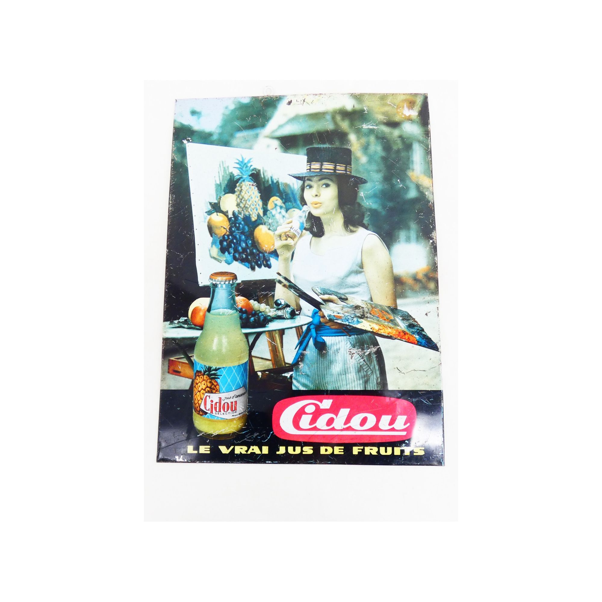 CIDOU Pineapple Juice Tin Sign CIDOU Pineapple Juice Tin Sign
