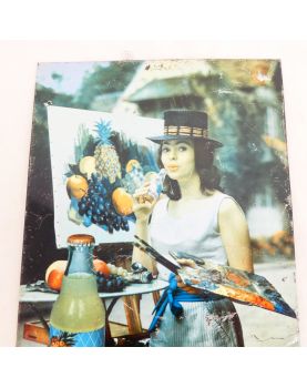 CIDOU Pineapple Juice Tin Sign