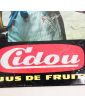 Plaque Pub en Tôle Jus d’Ananas CIDOU