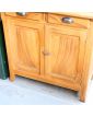 Small Parisian Patinated Sideboard 2 Doors 2 Drawers