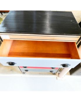 Multicolored 5-Drawer Chest of Drawers