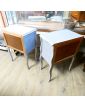 Pair of 1-Drawer, 1-Niche Bedside Tables