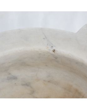 18th Century White Marble Mortar