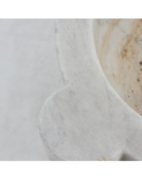 18th Century White Marble Mortar