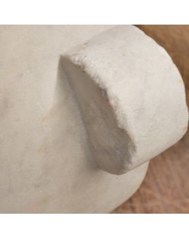 18th Century White Marble Mortar