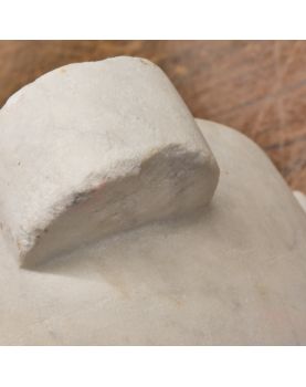 18th Century White Marble Mortar