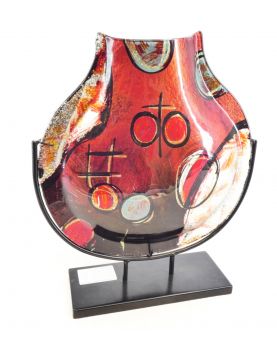 Vase Moderne Design sur Support en Métal