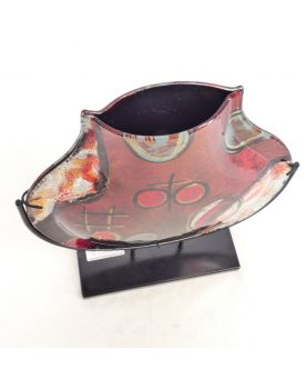 Vase Moderne Design sur Support en Métal