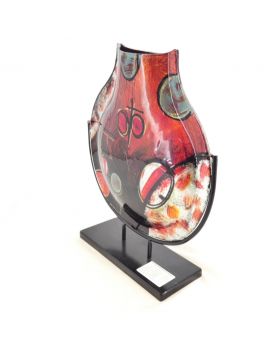 Vase Moderne Design sur Support en Métal