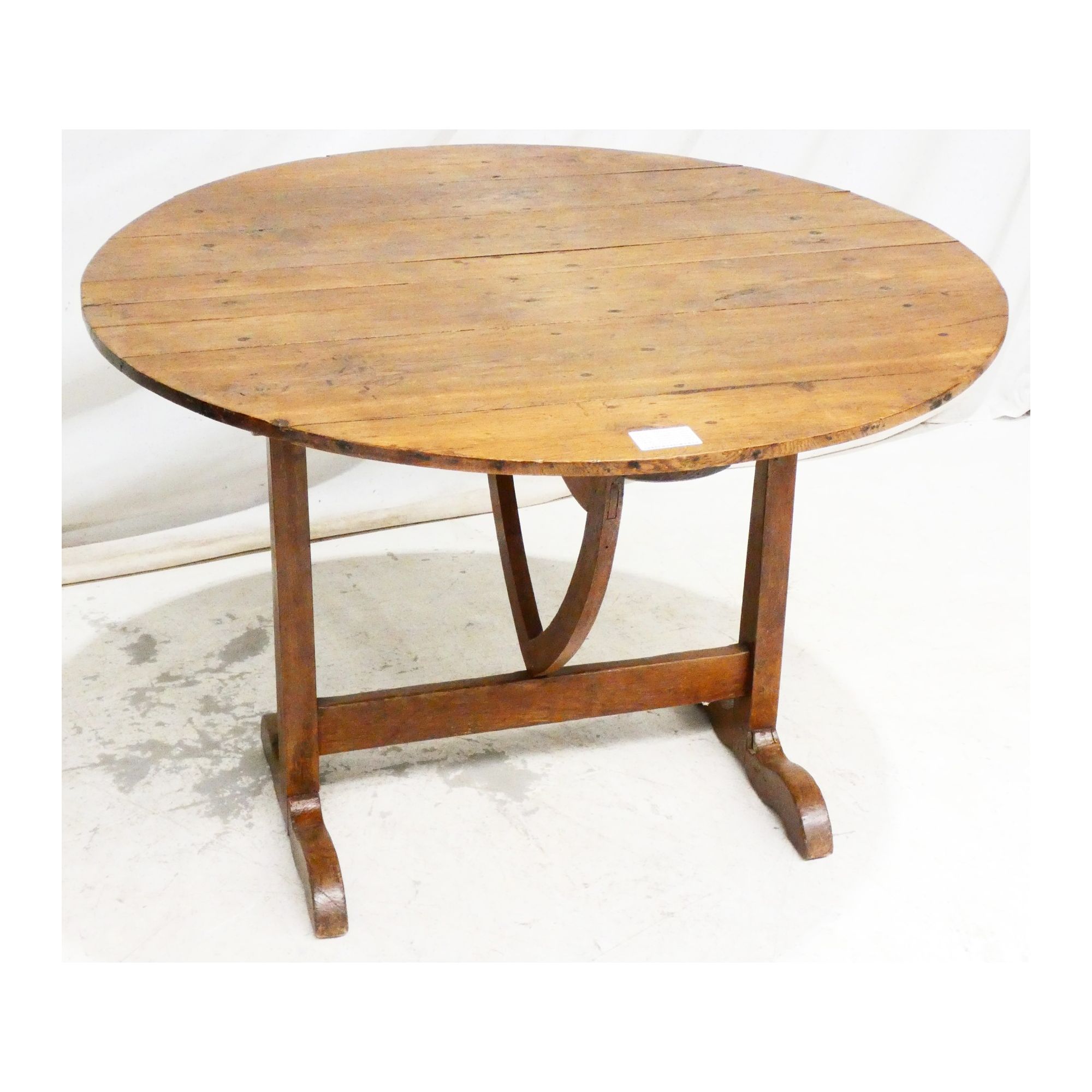 18th Century Folding Oak Winegrower's Table 18th Century Folding Oak Winegrower's Table