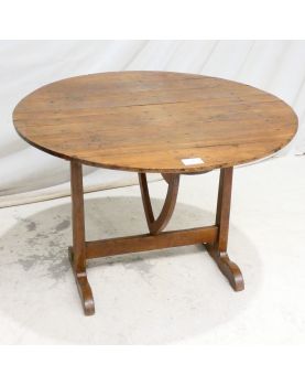 18th Century Folding Oak Winegrower's Table